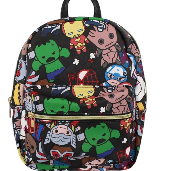 avengers mini backpack Marvel Tattoo Elevate your everyday look with this classic piece that merges fashion with your love for Marvel! Marvel Avengers Mini Backpack